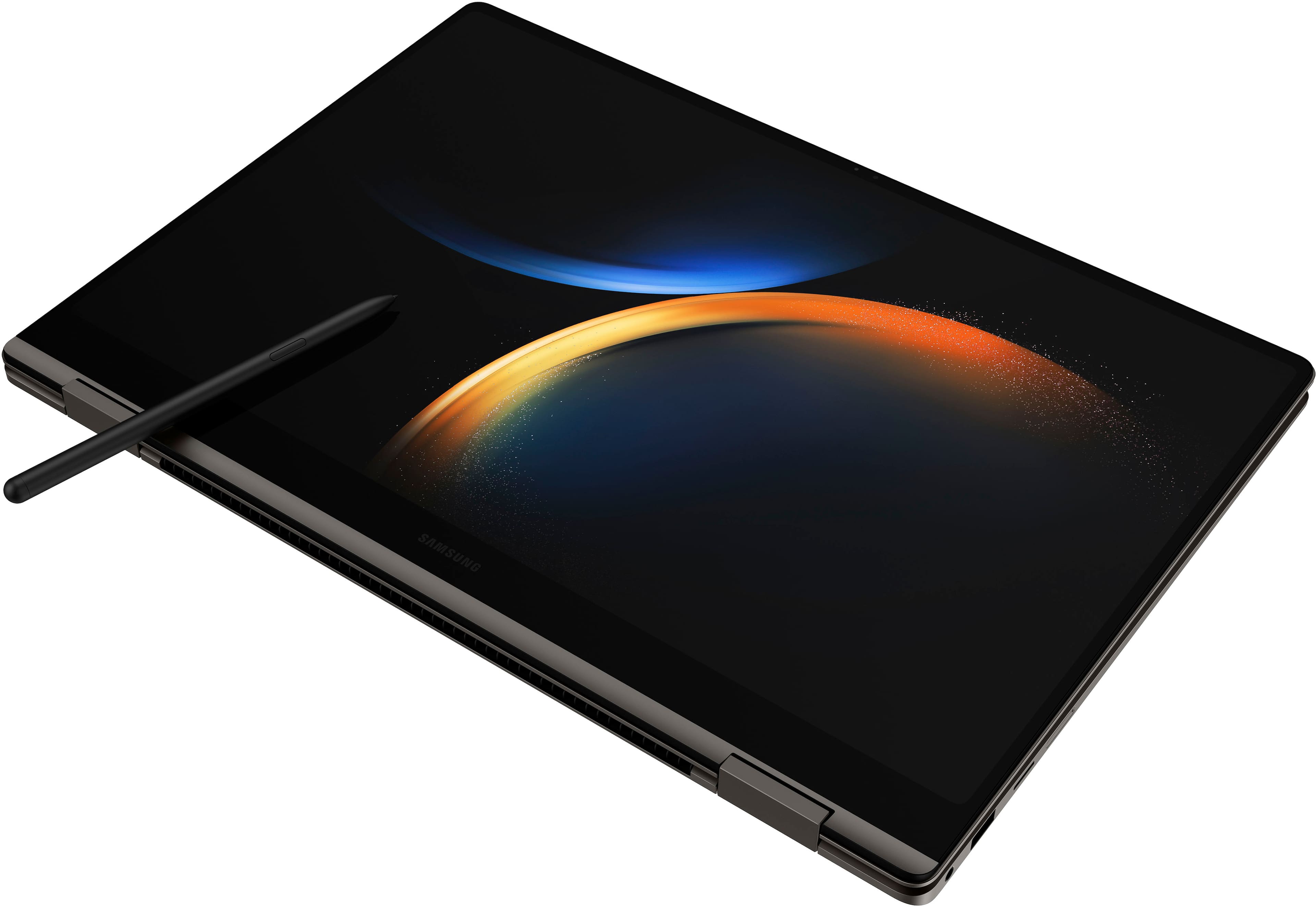 Alt View 33. Samsung - Galaxy Book3 Pro 360 2-in-1 16" 3K AMOLED Touch Screen Laptop - Intel 13th Gen Evo Core i7-1360P - 16GB Memory - 1TB SSD - Graphite.