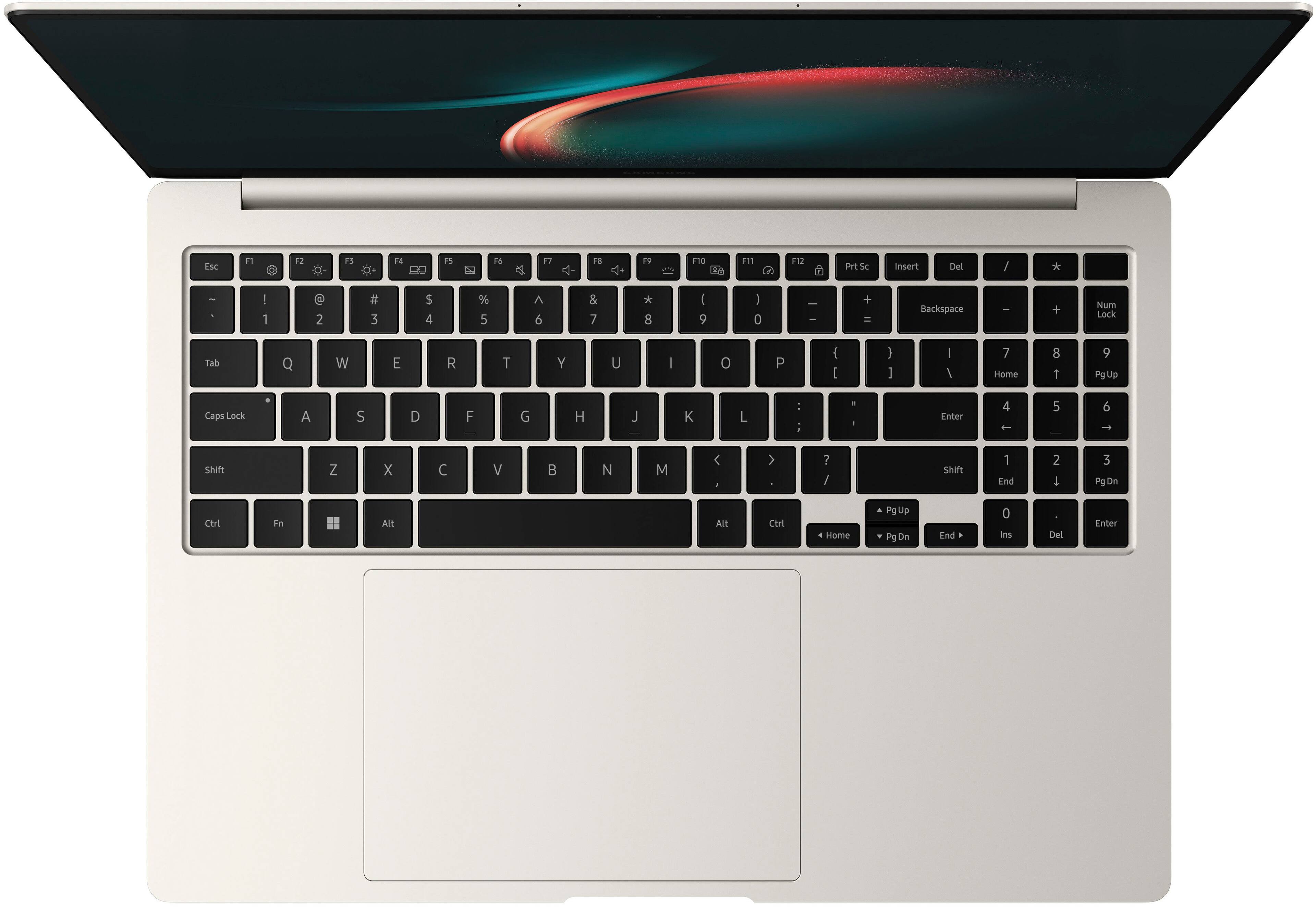 Alt View 15. Samsung - Galaxy Book3 Pro 14" 3K AMOLED Laptop - Intel 13th Gen Evo Core i7-1360P - 16GB Memory -512 GB SSD - Beige.