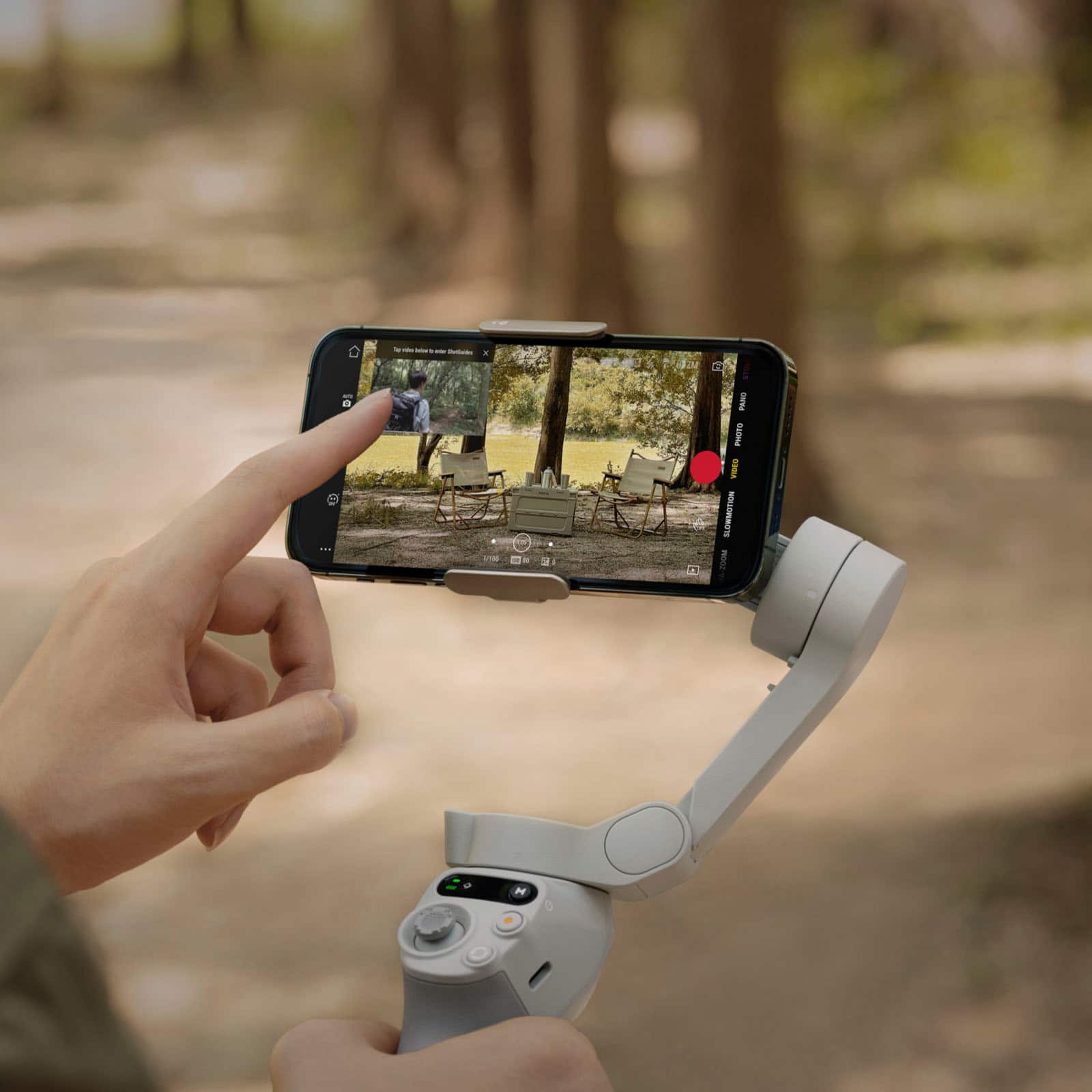 Alt View 16. DJI - Osmo Mobile SE Smartphone 3-Axis Gimbal Stabilizer - Gray.