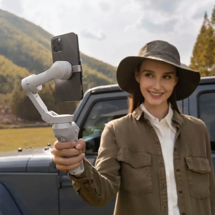 Alt View 17. DJI - Osmo Mobile SE Smartphone 3-Axis Gimbal Stabilizer - Gray.