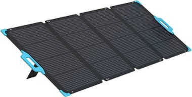 Renogy - E.FLEX Portable 220 Watt Solar Panel - Black - Front_Zoom