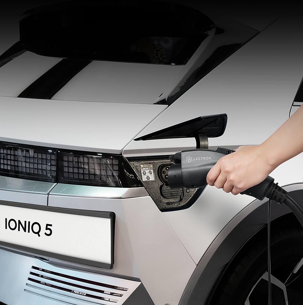 Alt View 11. Lectron - Vehicle to Load (V2L) Adapter Compatible with Hyundai Ioniq 5 - Black.