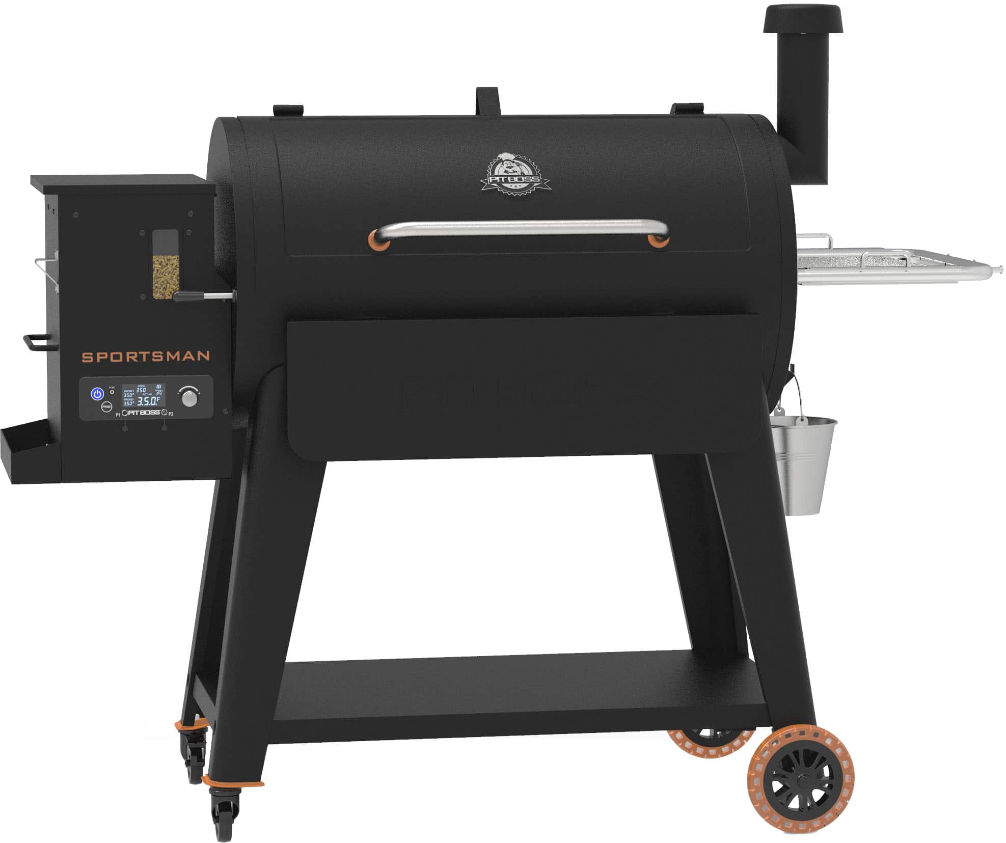 Pit Boss - Sportsman Pellet Grill - Black - Angle_Zoom