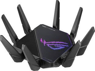 ASUS ROG Rapture GT AX6000 Dual Band Wi Fi 6 Gaming Router Black ASUS ROG Rapture GT AX6000 Dual Band Wi Fi 6 Gaming Router Black