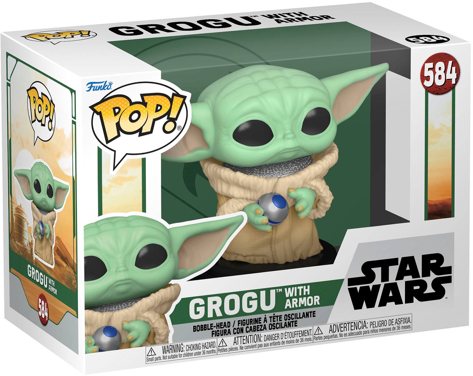 Best Buy: Funko POP! Star Wars: Book of Boba Fett Grogu with armor ...