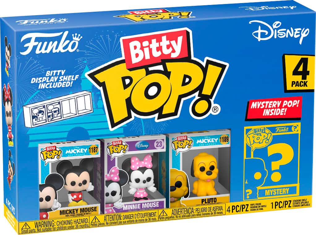 Front. Funko - Bitty POP! Disney - Mickey 4 Pack.