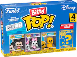 Funko - Bitty POP! Disney: - Mickey 4 Pack - Multi