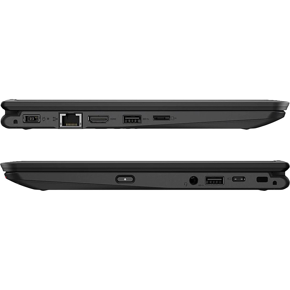 Lenovo - ThinkPad Yoga 11.6" Refurbished 1366 x 768 HD - Intel Celeron N4100 - Intel UHD Graphics 600 with 8GB and 128GB - SSD - Black