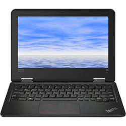 Lenovo - ThinkPad Yoga 11.6" Refurbished 1366 x 768 HD - Intel Celeron N4100 - Intel UHD Graphics 600 with 8GB and 128GB - SSD - Black - Front_Zoom