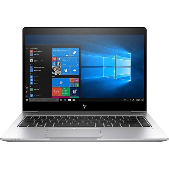 Front Zoom. HP - 840 G6 14" Refurbished 1920x1080 FHD - Intel 8th Gen Core i5-8365U - Intel HD Graphics 620 with 32GB and 1TB - SSD - Silver.