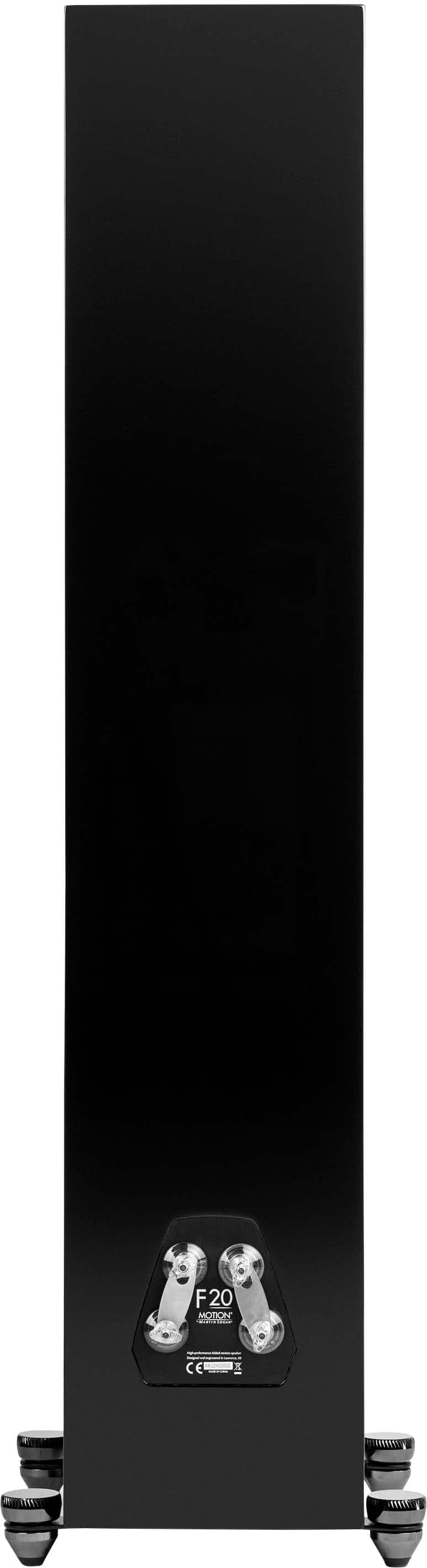 Alt View 13. MartinLogan - Motion F20 3-Way Floorstanding Speaker with 5.5” Midrange and Dual 6.5” Bass Drivers (Each) - Gloss Black.