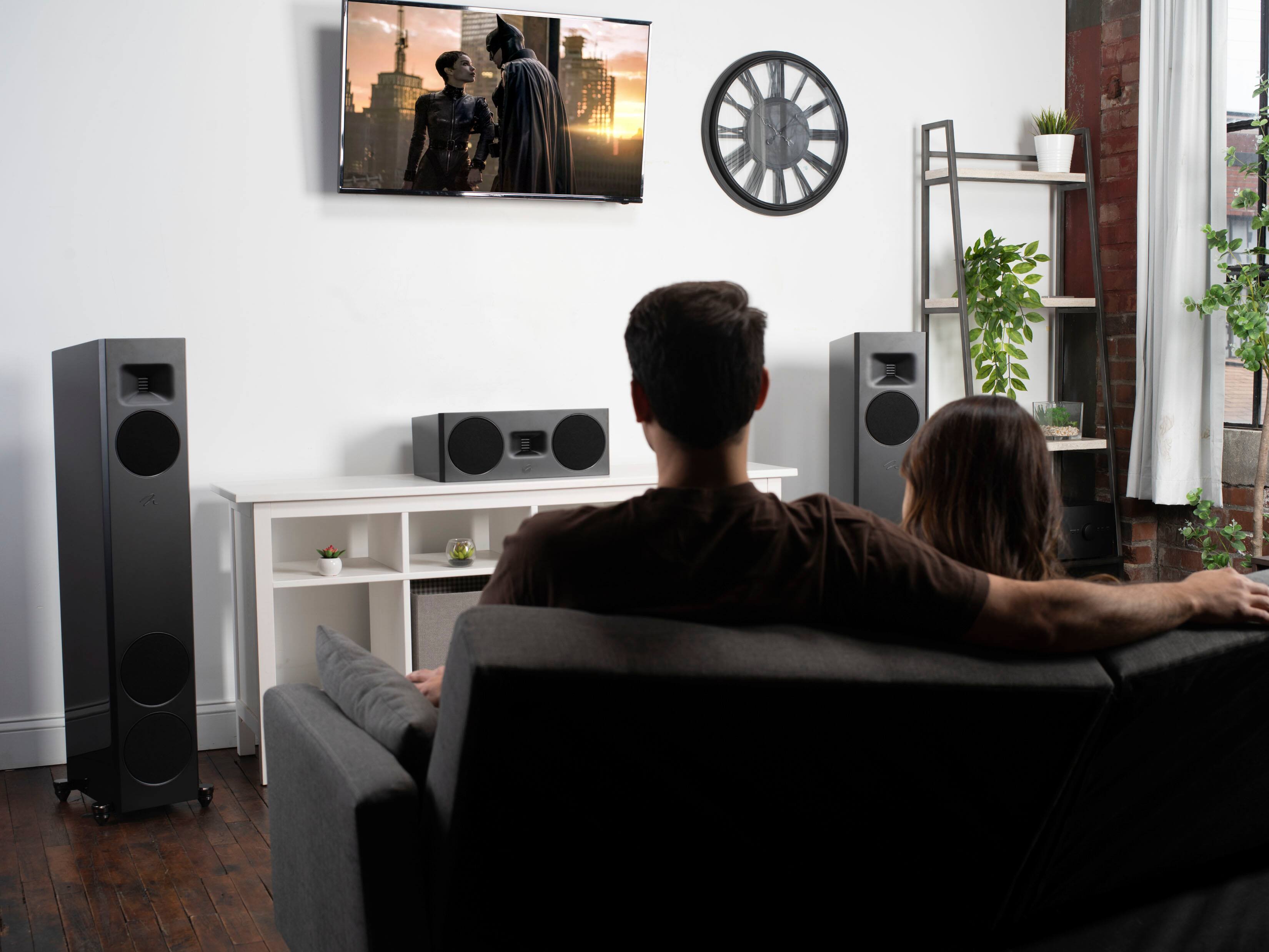 Alt View 18. MartinLogan - Motion F20 3-Way Floorstanding Speaker with 5.5” Midrange and Dual 6.5” Bass Drivers (Each) - Gloss Black.