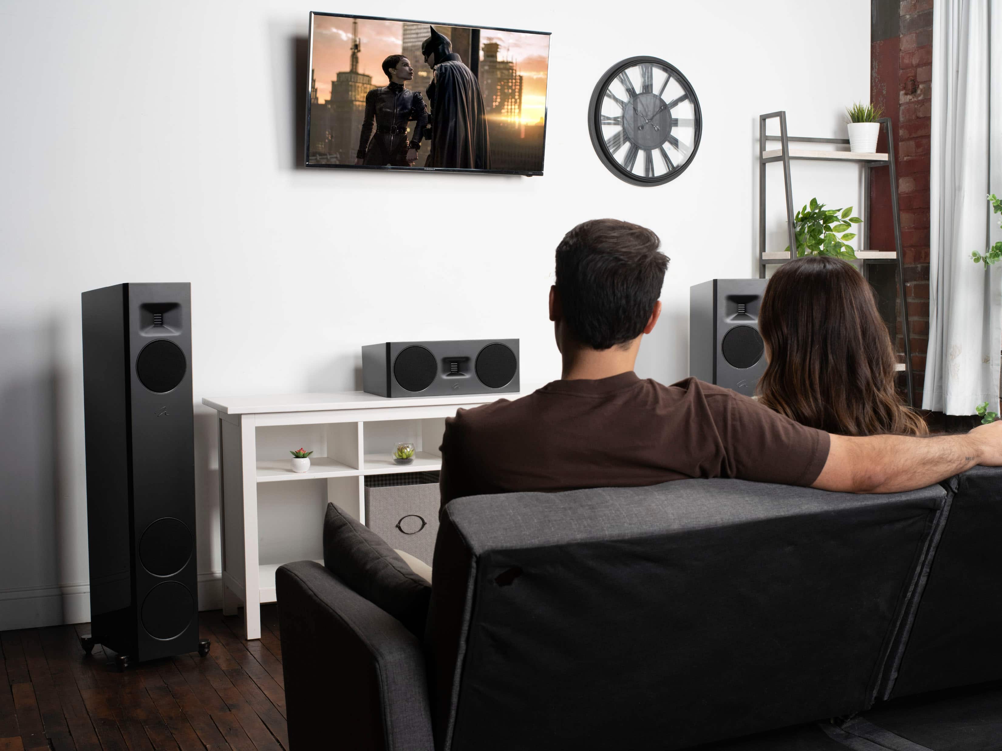 Alt View 20. MartinLogan - Motion F20 3-Way Floorstanding Speaker with 5.5” Midrange and Dual 6.5” Bass Drivers (Each) - Gloss Black.