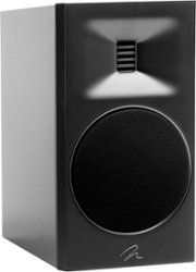 MartinLogan - Motion Series 2-Way Bookshelf Speaker with 5.5” Midbass Driver (Each) - Gloss Black - Front_Zoom