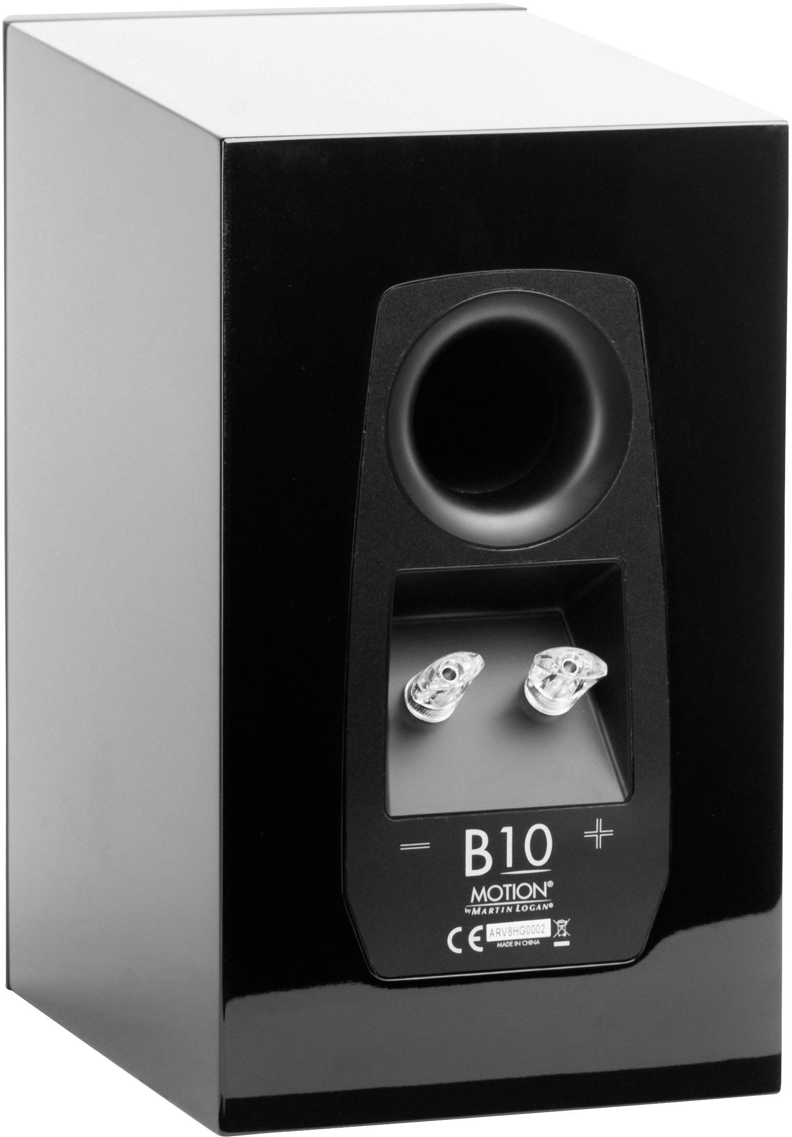 Alt View 12. MartinLogan - Motion B10 2-Way Bookshelf Speaker with 5.5” Midbass Driver (Each) - Gloss Black.