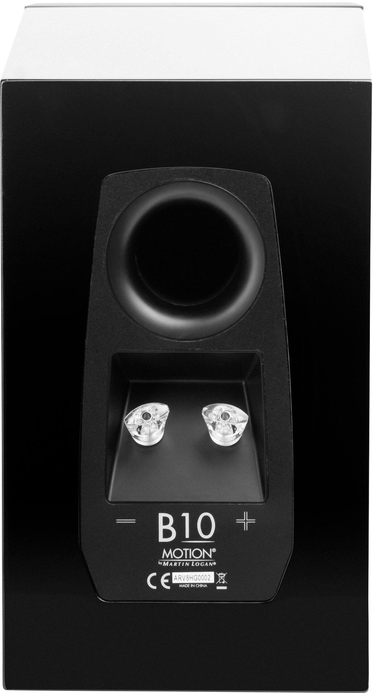 Alt View 13. MartinLogan - Motion B10 2-Way Bookshelf Speaker with 5.5” Midbass Driver (Each) - Gloss Black.