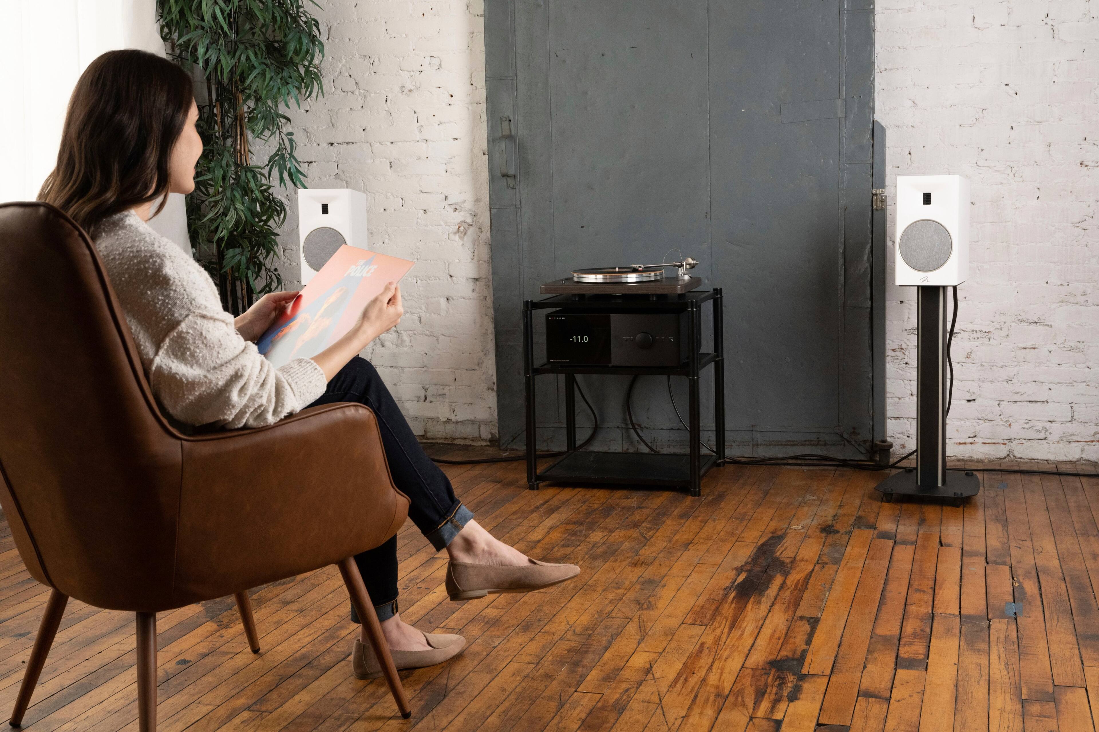 Alt View 16. MartinLogan - Motion B10 2-Way Bookshelf Speaker with 5.5” Midbass Driver (Each) - Gloss Black.