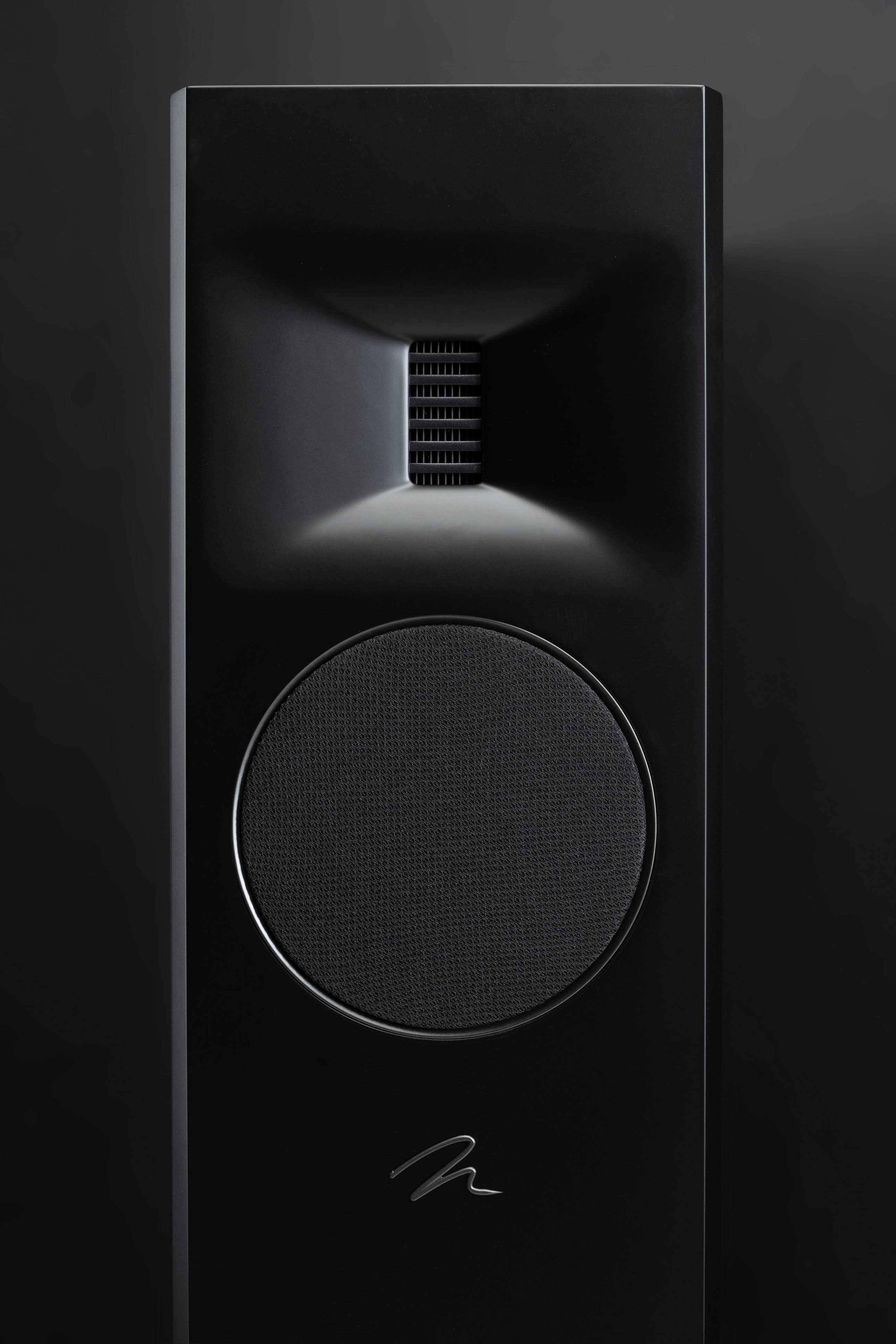 Alt View 16. MartinLogan - Motion XT F100 3-Way Floorstanding Speaker with 6.5” Midrange and Triple 6.5” Bass Drivers (Each) - Gloss Black.