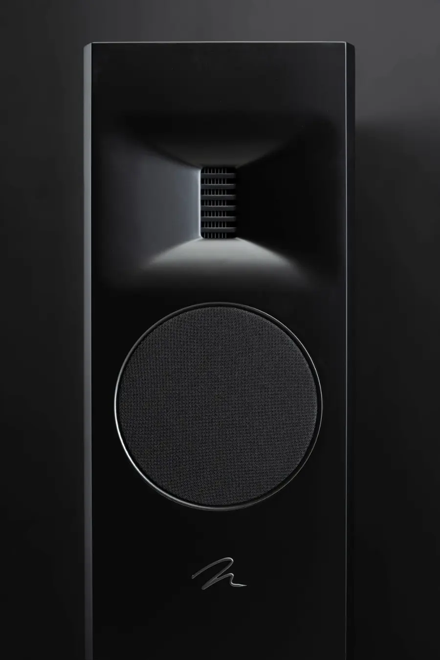 Alt View 16. MartinLogan - Motion XT F100 3-Way Floorstanding Speaker with 6.5” Midrange and Triple 6.5” Bass Drivers (Each) - Gloss Black.