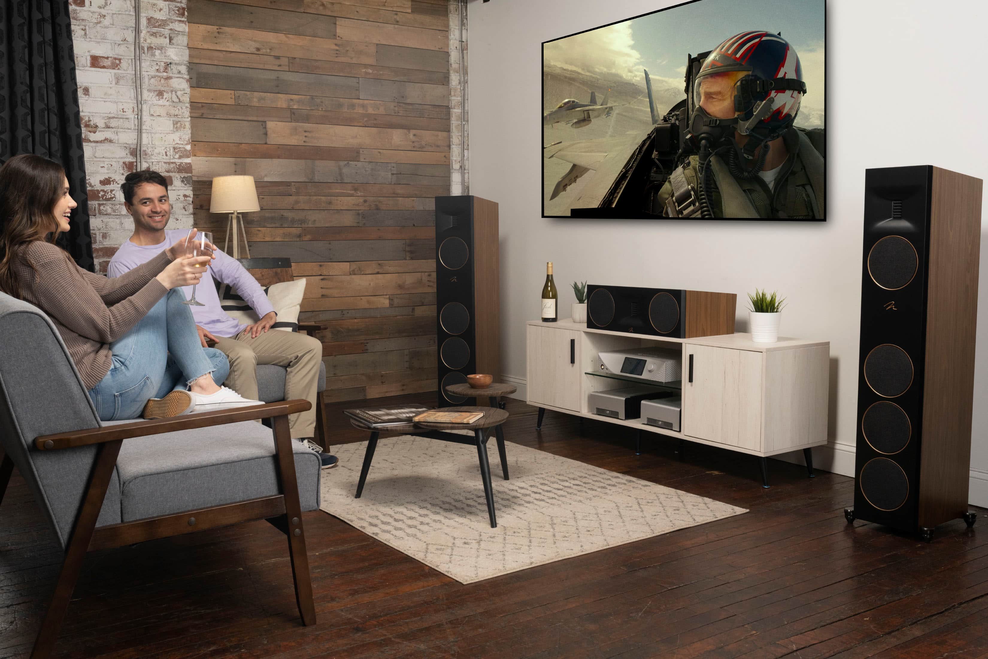 Alt View 18. MartinLogan - Motion XT F100 3-Way Floorstanding Speaker with 6.5” Midrange and Triple 6.5” Bass Drivers (Each) - Gloss Black.