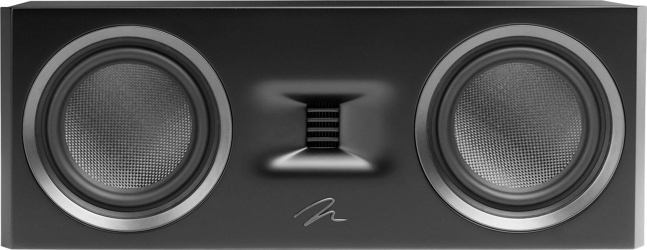 Back. MartinLogan - Motion C10 2.5-Way Center-Channel with Dual 5.5” Midbass Drivers (Each) - Gloss Black.