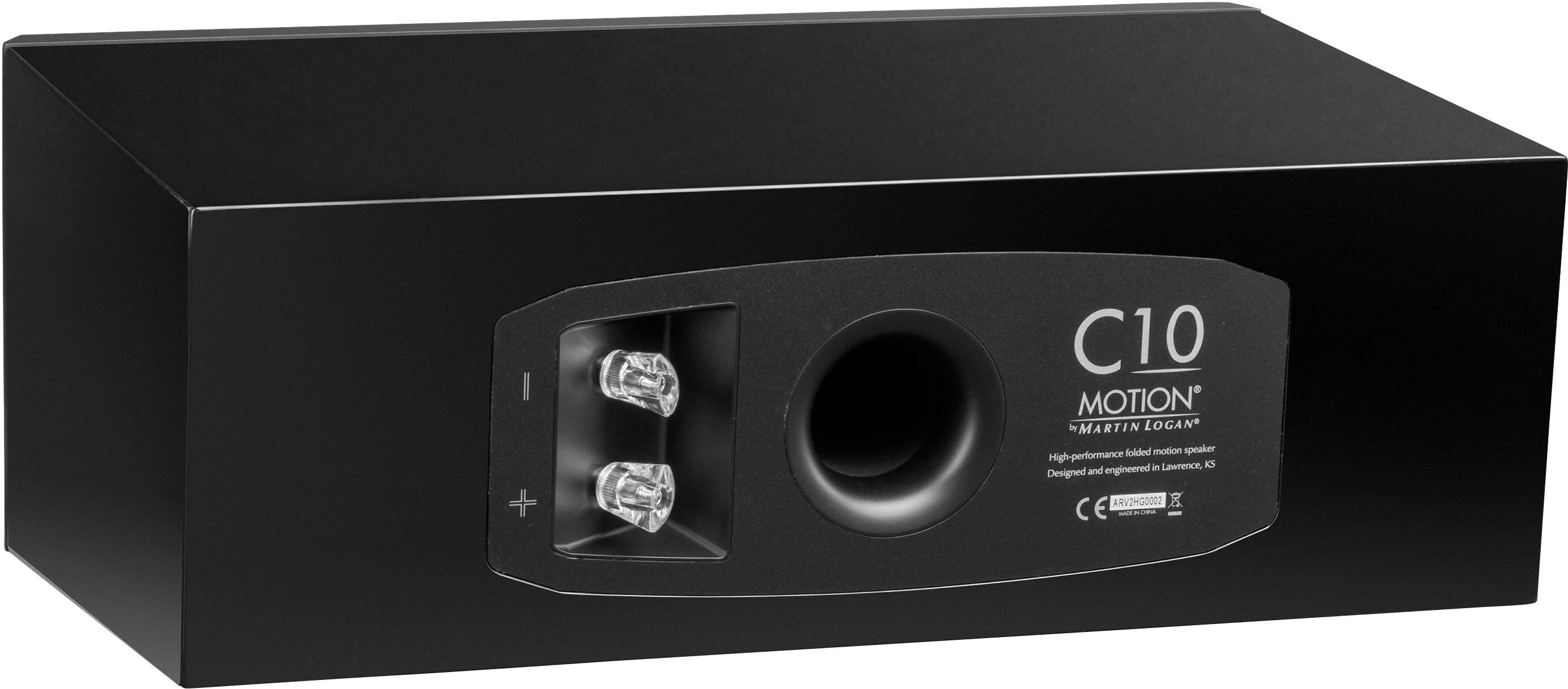 Alt View 12. MartinLogan - Motion C10 2.5-Way Center-Channel with Dual 5.5” Midbass Drivers (Each) - Gloss Black.