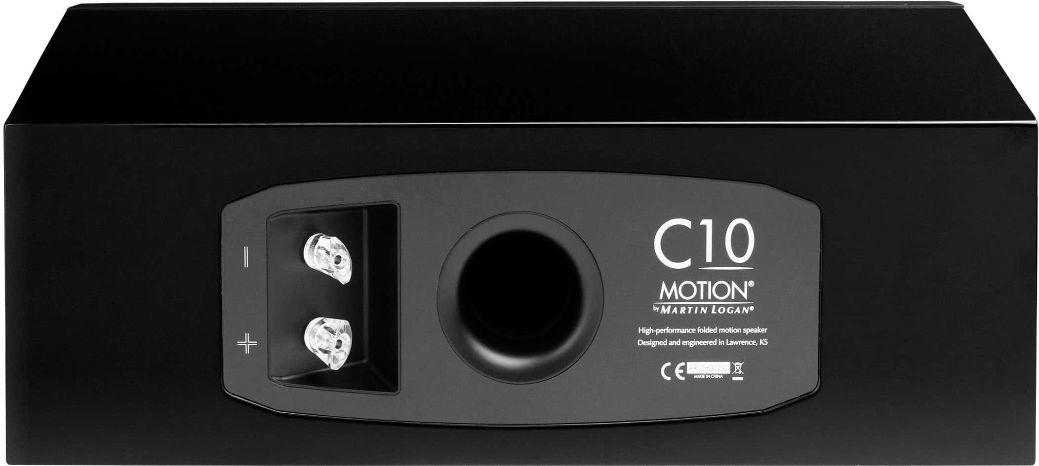 Alt View 13. MartinLogan - Motion C10 2.5-Way Center-Channel with Dual 5.5” Midbass Drivers (Each) - Gloss Black.