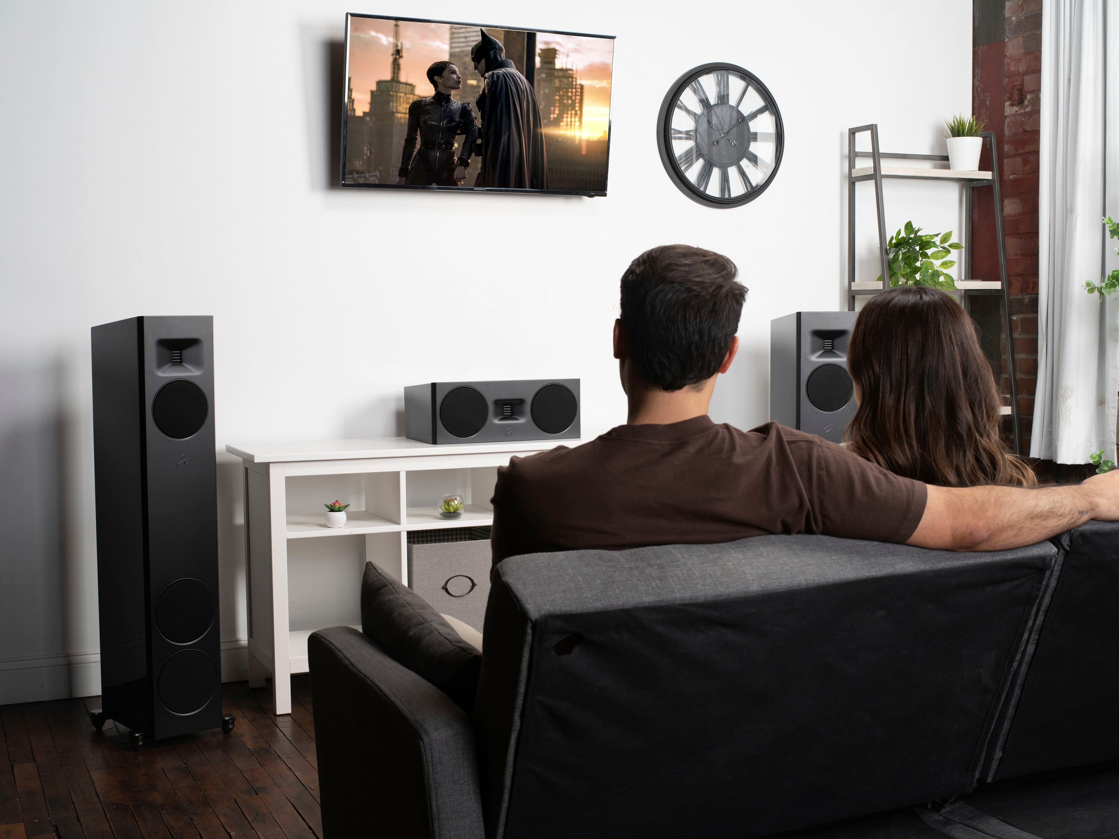 Alt View 18. MartinLogan - Motion C10 2.5-Way Center-Channel with Dual 5.5” Midbass Drivers (Each) - Gloss Black.