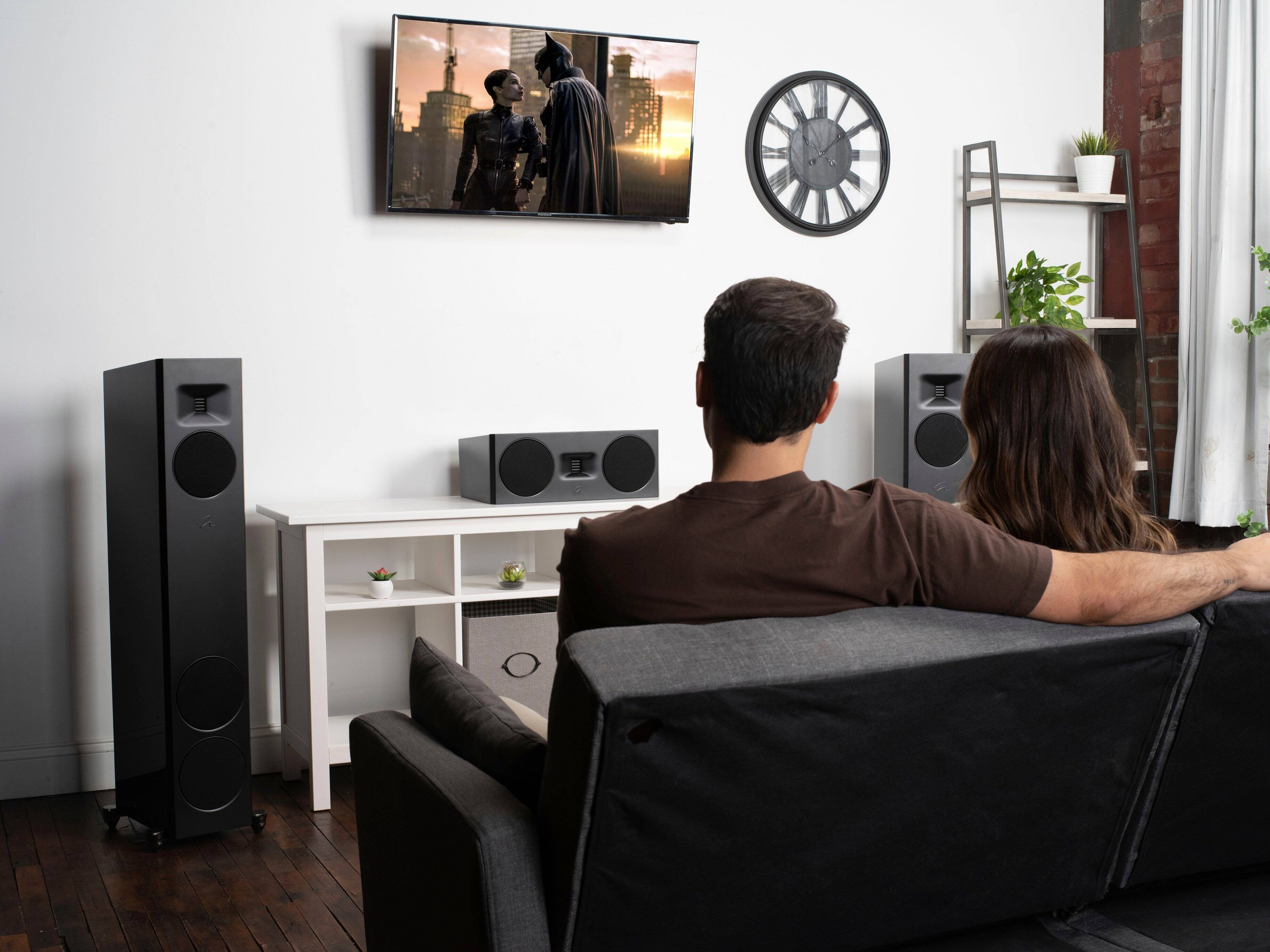 Alt View 18. MartinLogan - Motion C10 2.5-Way Center-Channel with Dual 5.5” Midbass Drivers (Each) - Gloss Black.