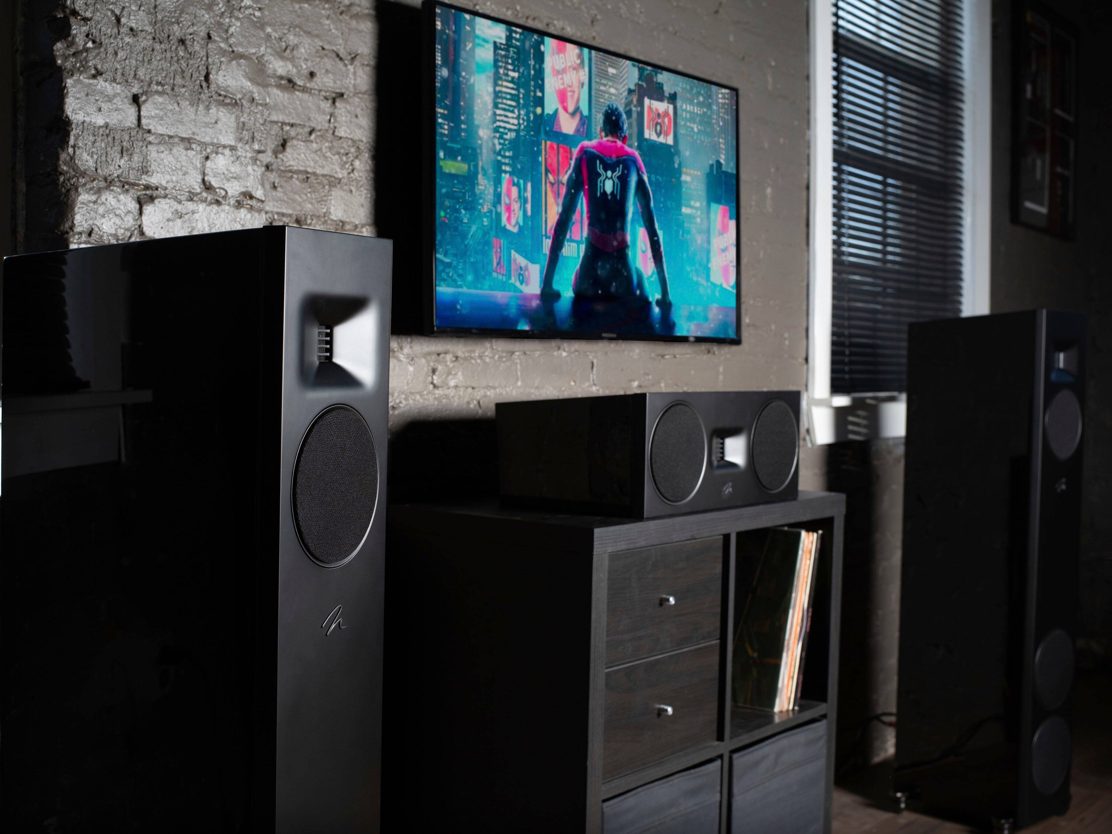 Alt View 25. MartinLogan - Motion C10 2.5-Way Center-Channel with Dual 5.5” Midbass Drivers (Each) - Gloss Black.