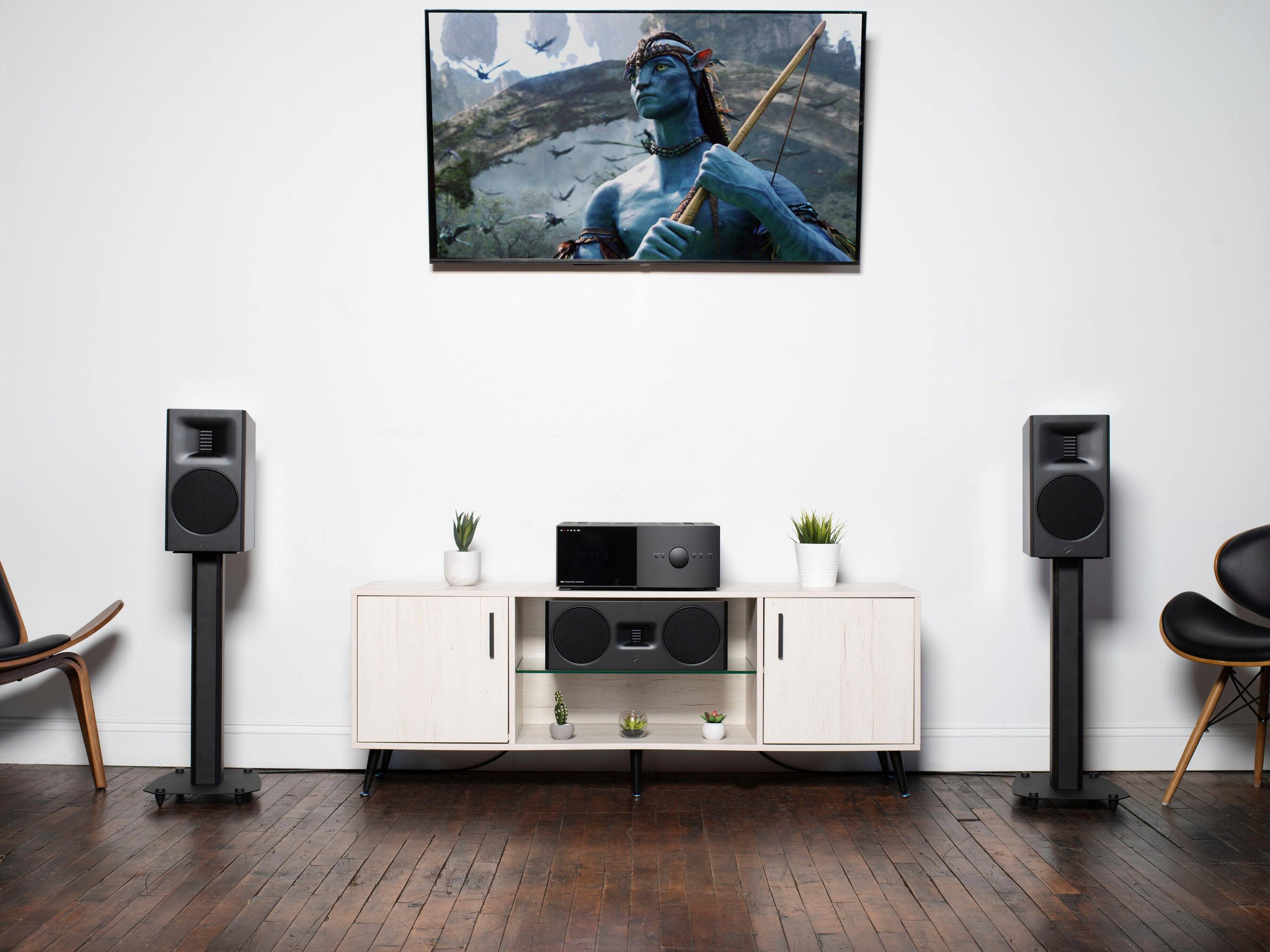Alt View 27. MartinLogan - Motion C10 2.5-Way Center-Channel with Dual 5.5” Midbass Drivers (Each) - Gloss Black.