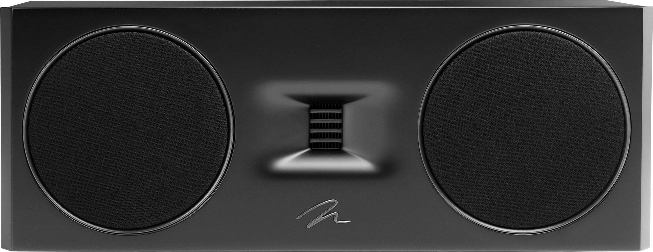 Left. MartinLogan - Motion C10 2.5-Way Center-Channel with Dual 5.5” Midbass Drivers (Each) - Gloss Black.