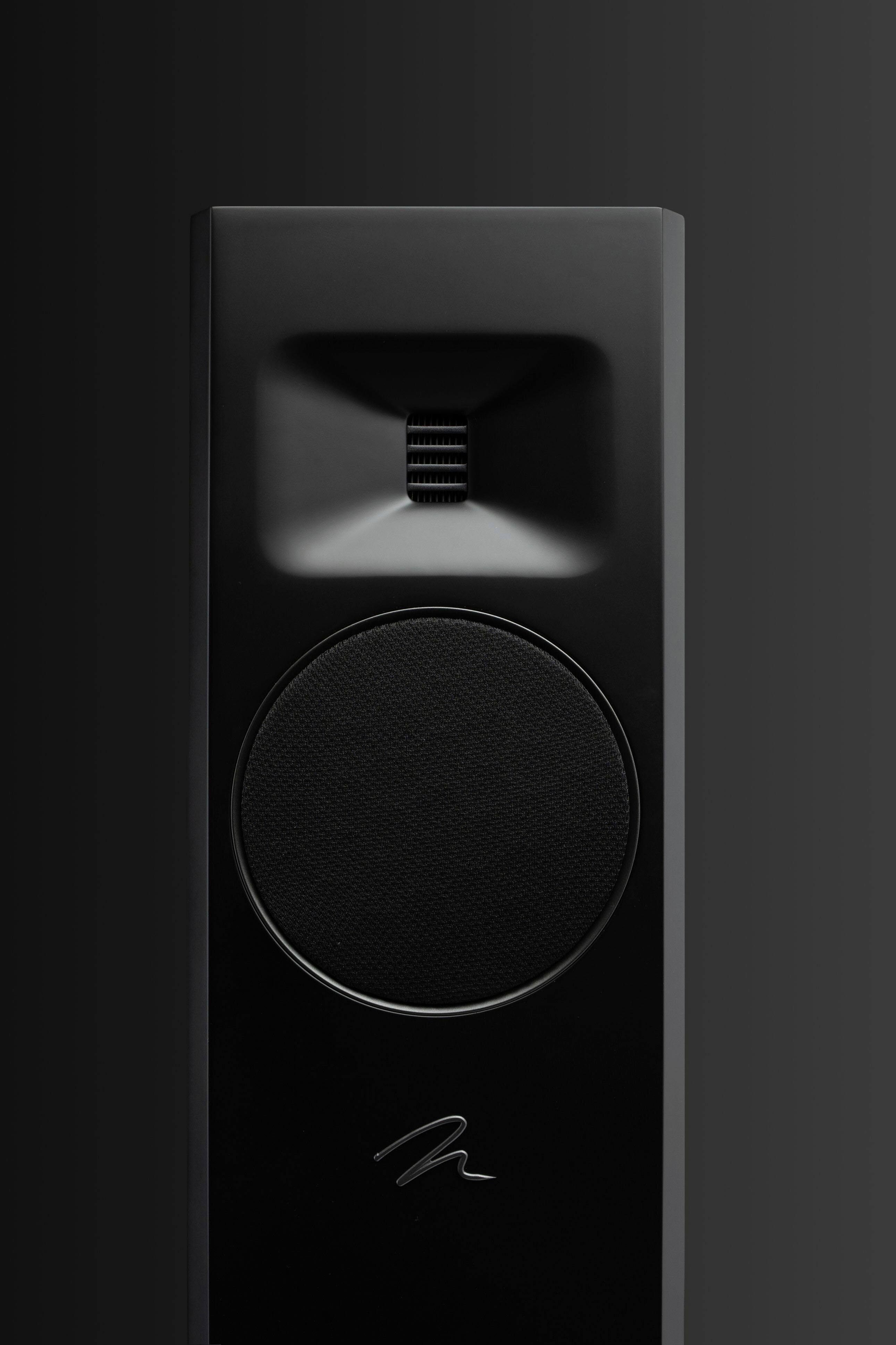 Alt View 36. MartinLogan - Motion F10 3-Way Floorstanding Speaker with 5.5” Midrange and Dual 5.5” Bass Drivers (Each) - Gloss Black.