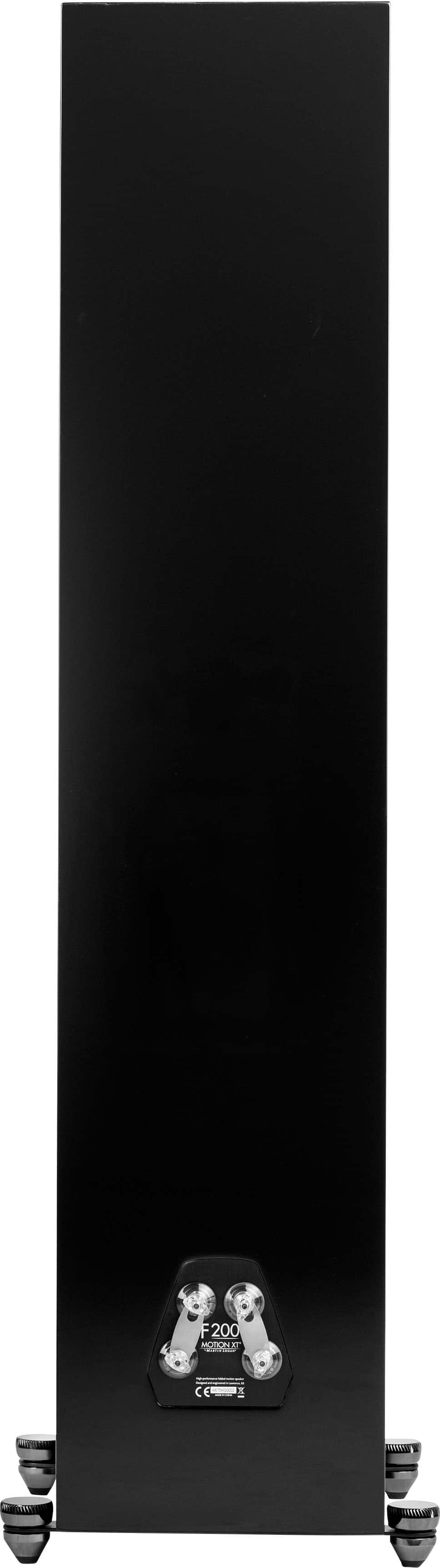 Alt View 13. MartinLogan - Motion XT F200 3-Way Floorstanding Speaker with 6.5” Midrange and Triple 8” Bass Drivers (Each) - Gloss Black.