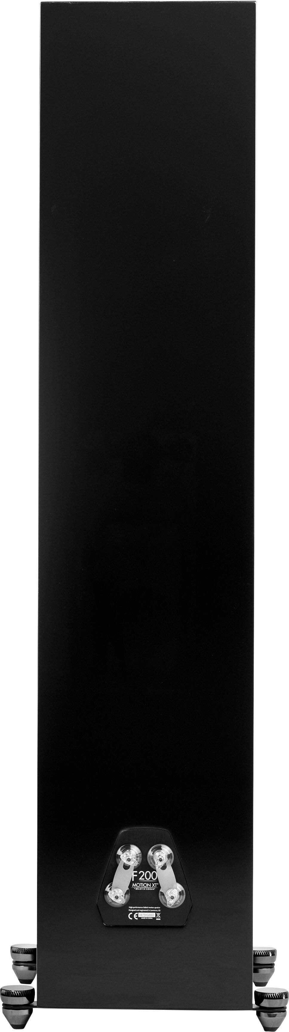 Alt View 13. MartinLogan - Motion XT F200 3-Way Floorstanding Speaker with 6.5” Midrange and Triple 8” Bass Drivers (Each) - Gloss Black.