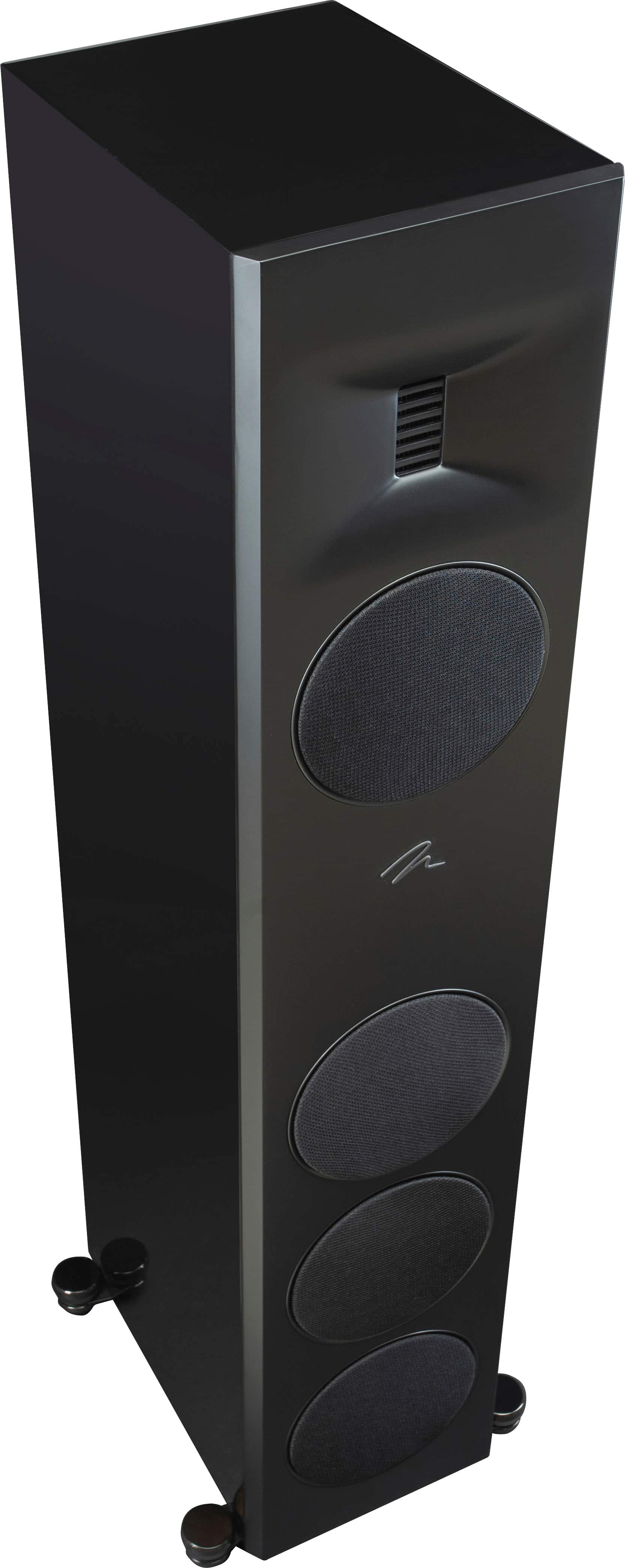 Alt View 14. MartinLogan - Motion XT F200 3-Way Floorstanding Speaker with 6.5” Midrange and Triple 8” Bass Drivers (Each) - Gloss Black.