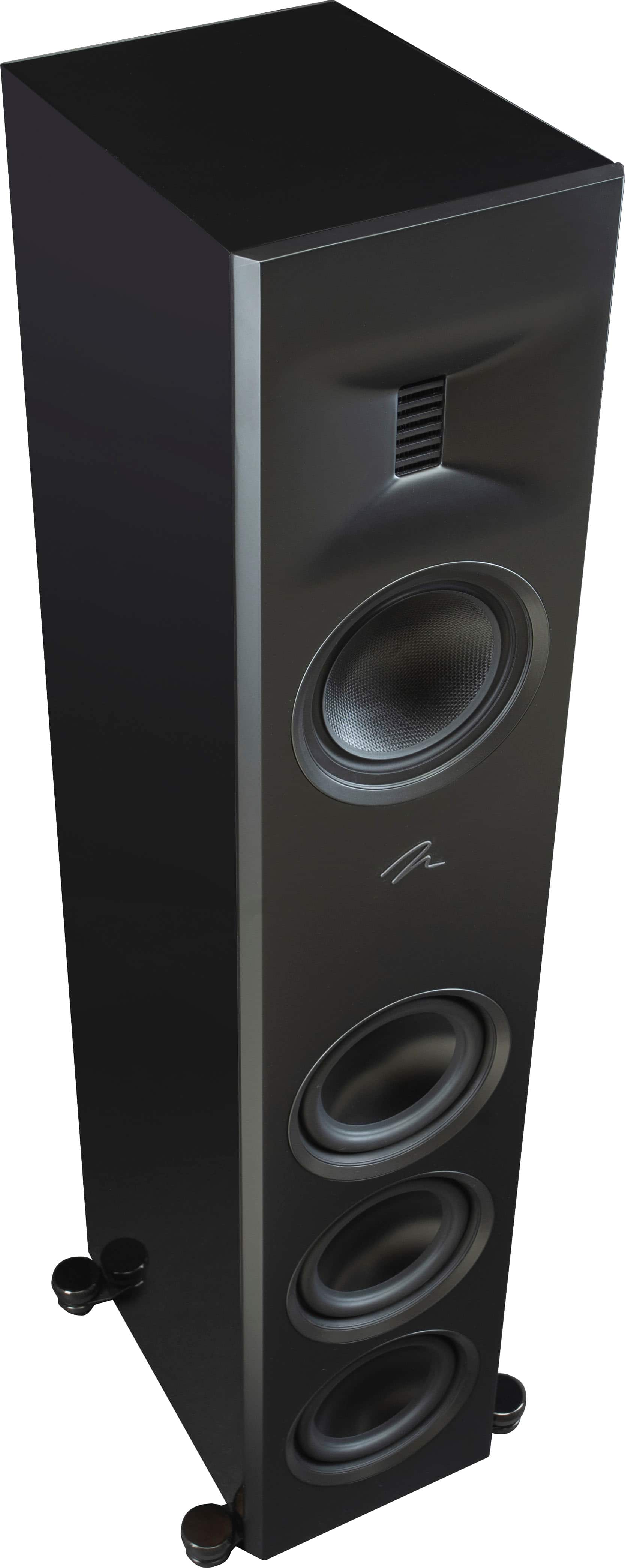 Alt View 15. MartinLogan - Motion XT F200 3-Way Floorstanding Speaker with 6.5” Midrange and Triple 8” Bass Drivers (Each) - Gloss Black.