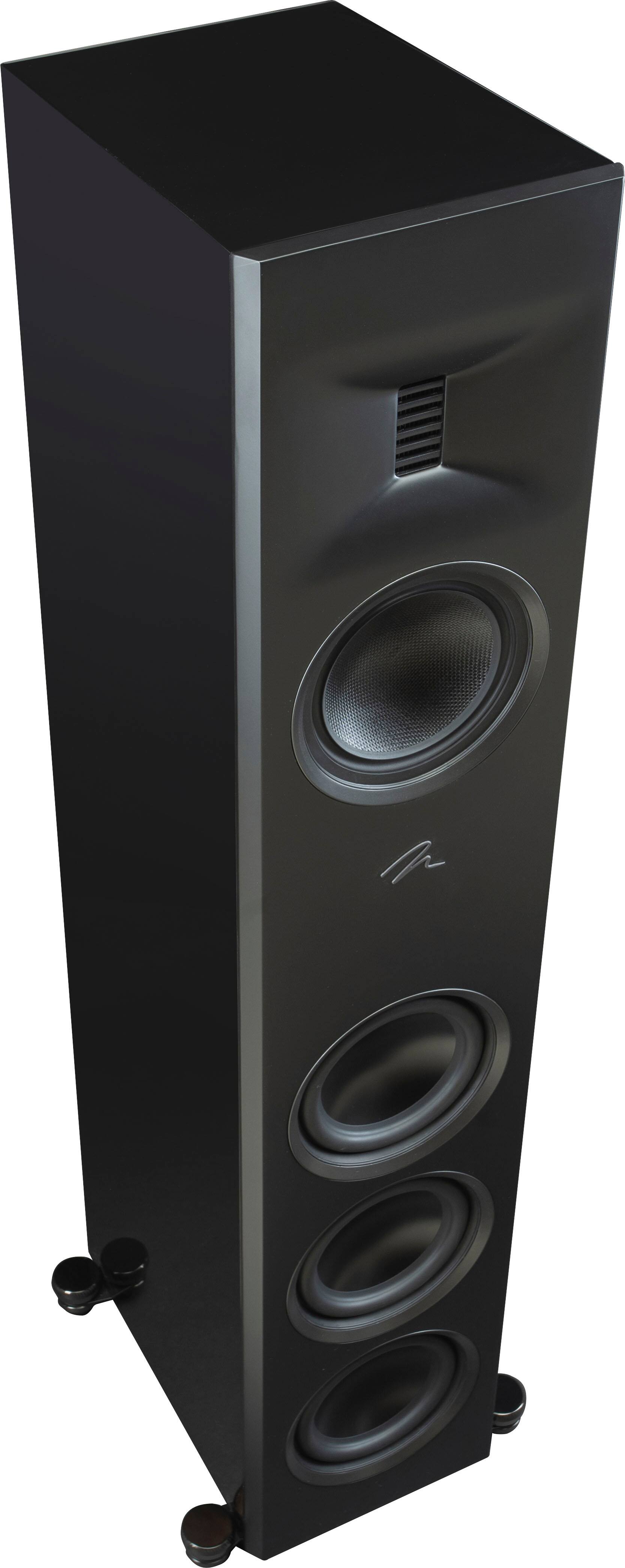 Alt View 15. MartinLogan - Motion XT F200 3-Way Floorstanding Speaker with 6.5” Midrange and Triple 8” Bass Drivers (Each) - Gloss Black.