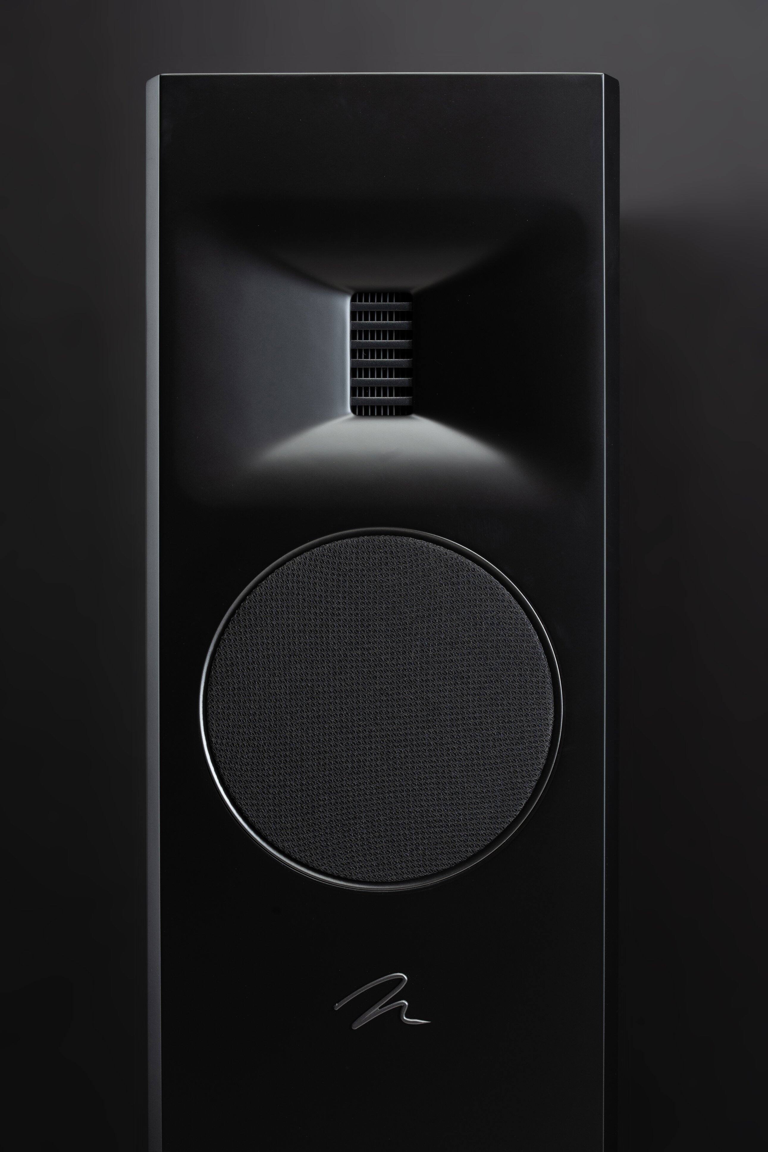 Alt View 16. MartinLogan - Motion XT F200 3-Way Floorstanding Speaker with 6.5” Midrange and Triple 8” Bass Drivers (Each) - Gloss Black.