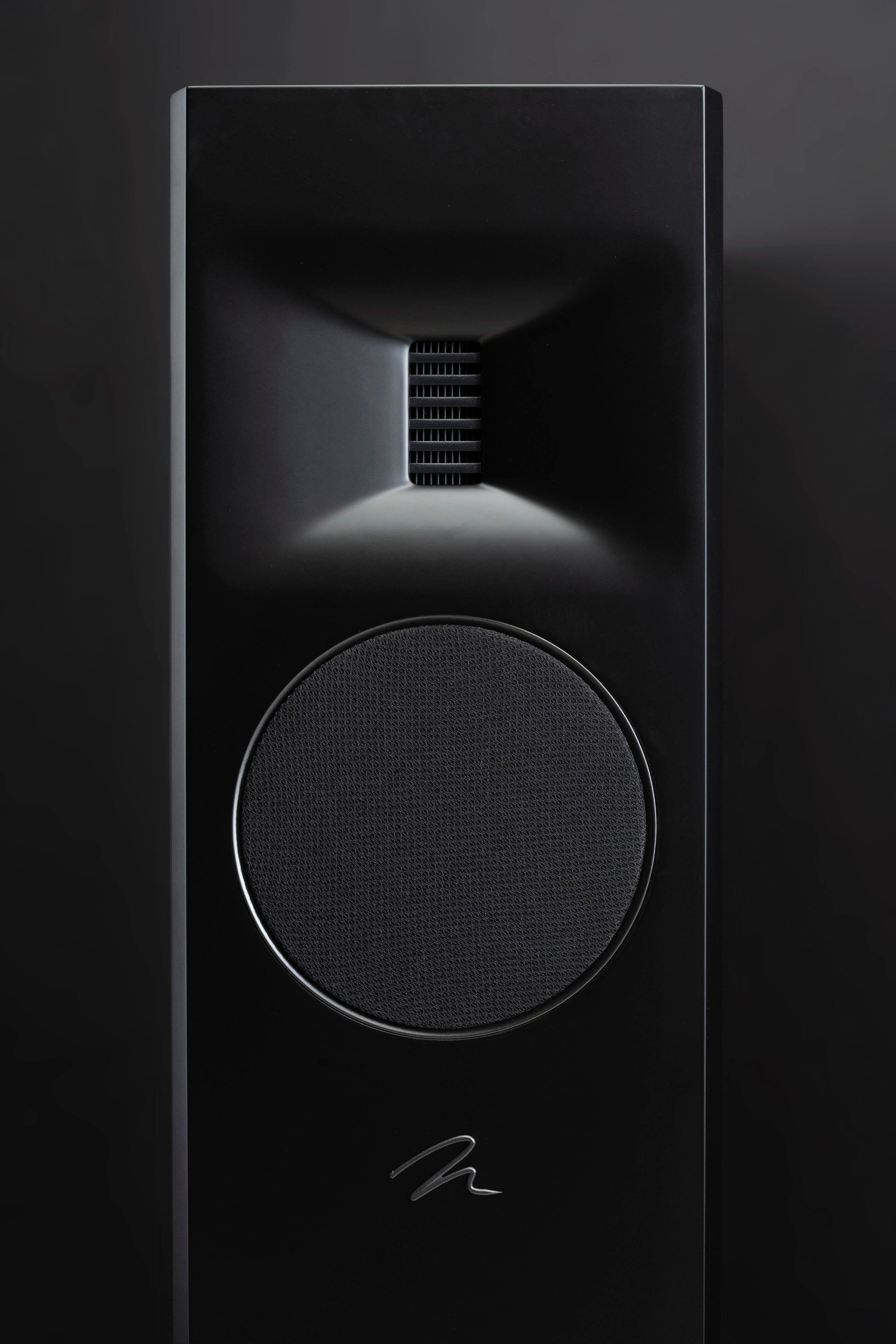 Alt View 39. MartinLogan - Motion XT F200 3-Way Floorstanding Speaker with 6.5” Midrange and Triple 8” Bass Drivers (Each) - Gloss Black.