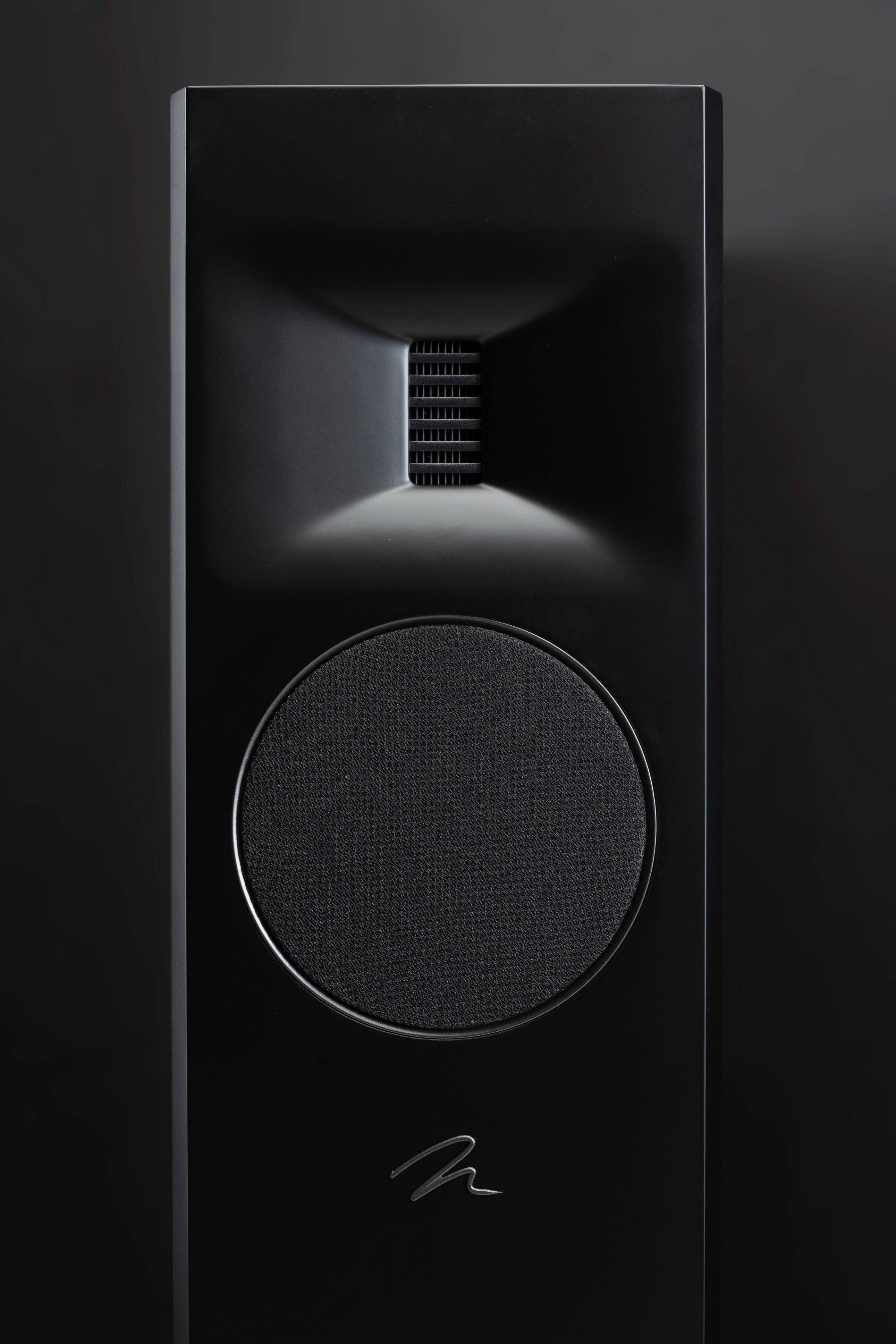 Alt View 39. MartinLogan - Motion XT F200 3-Way Floorstanding Speaker with 6.5” Midrange and Triple 8” Bass Drivers (Each) - Gloss Black.