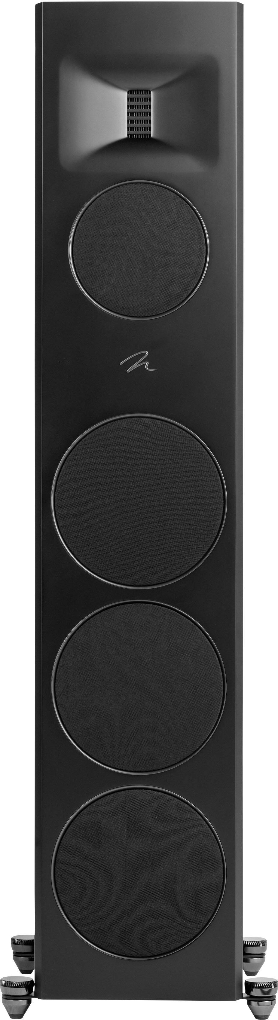 Left. MartinLogan - Motion XT F200 3-Way Floorstanding Speaker with 6.5” Midrange and Triple 8” Bass Drivers (Each) - Gloss Black.