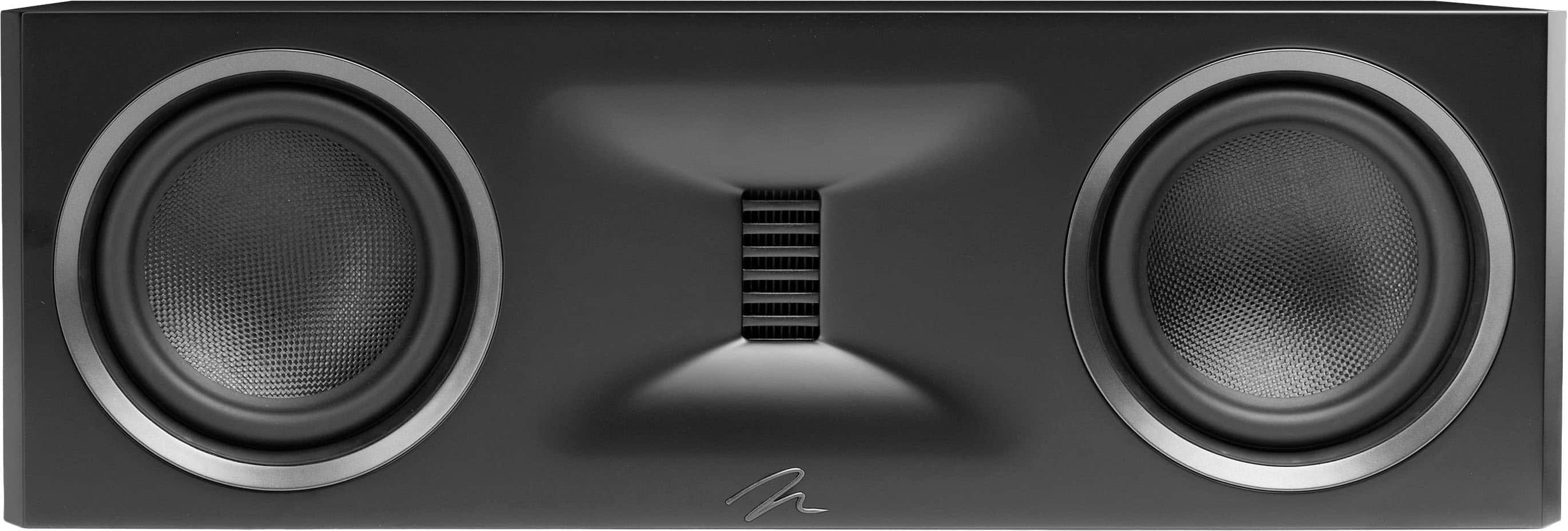 Back. MartinLogan - Motion XT C100 2.5-Way Center-Channel with Dual 6.5” Midbass Drivers (Each) - Gloss Black.
