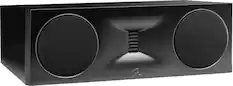 Front. MartinLogan - Motion XT C100 2.5-Way Center-Channel with Dual 6.5” Midbass Drivers (Each) - Gloss Black.