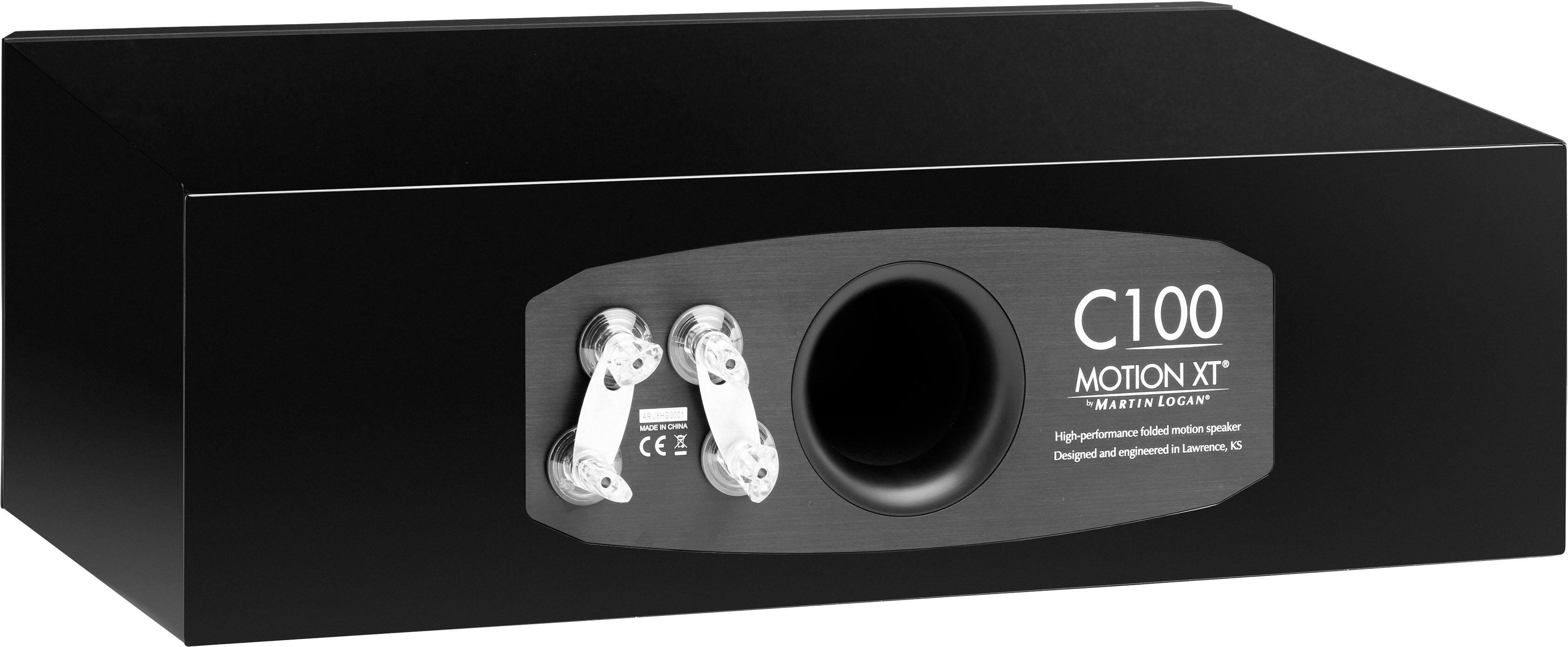 Alt View 12. MartinLogan - Motion XT C100 2.5-Way Center-Channel with Dual 6.5” Midbass Drivers (Each) - Gloss Black.