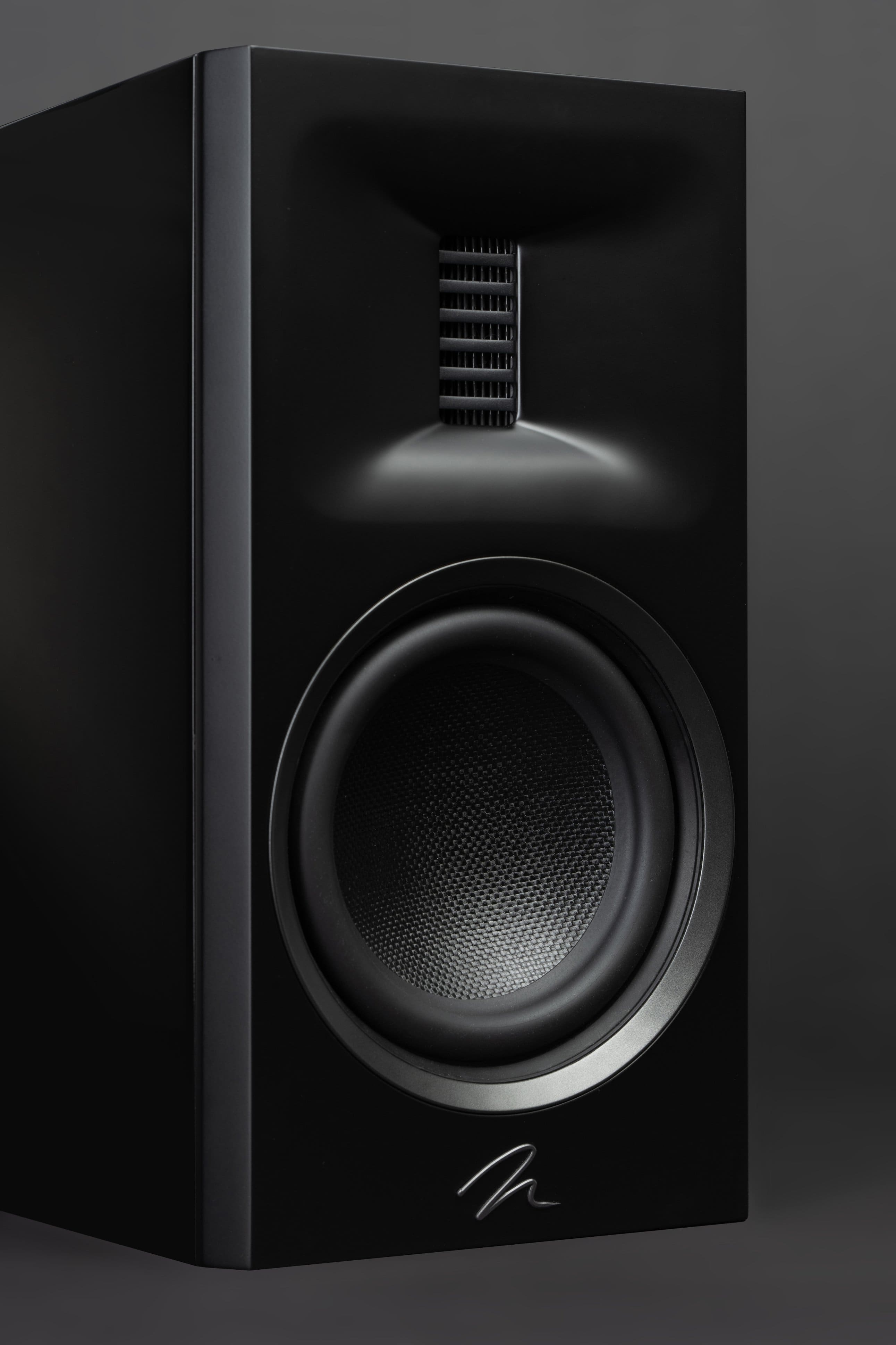 Alt View 15. MartinLogan - Motion XT B100 2-Way Bookshelf Speaker with 6.5” Midbass Driver (Each) - Gloss Black.