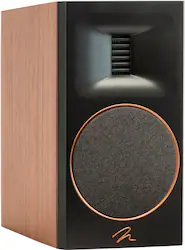 MartinLogan - Motion XT B100 2-Way Bookshelf Speaker with 6.5” Midbass Driver (Each) - Walnut - Front_Zoom