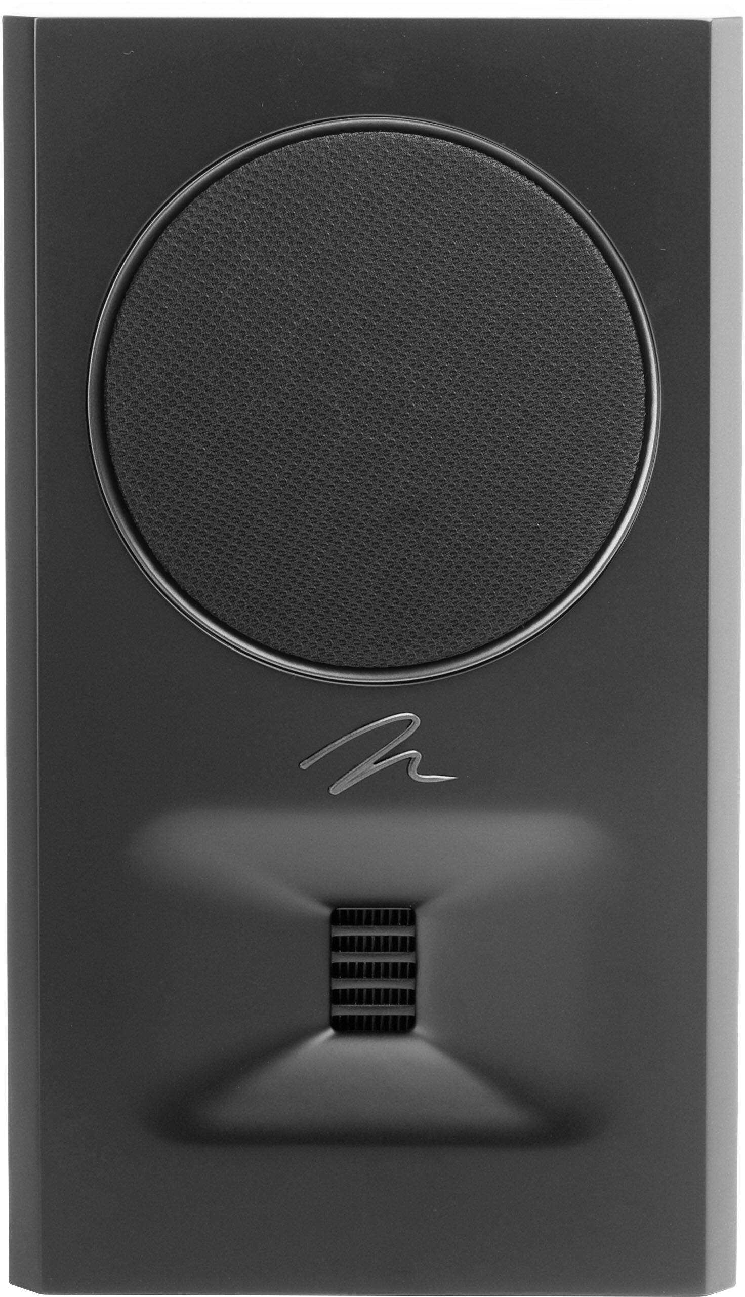 Left. MartinLogan - Motion MP10 2-Way Multi-Purpose Speaker with 5.5” Midbass Driver (Each) - Gloss Black.