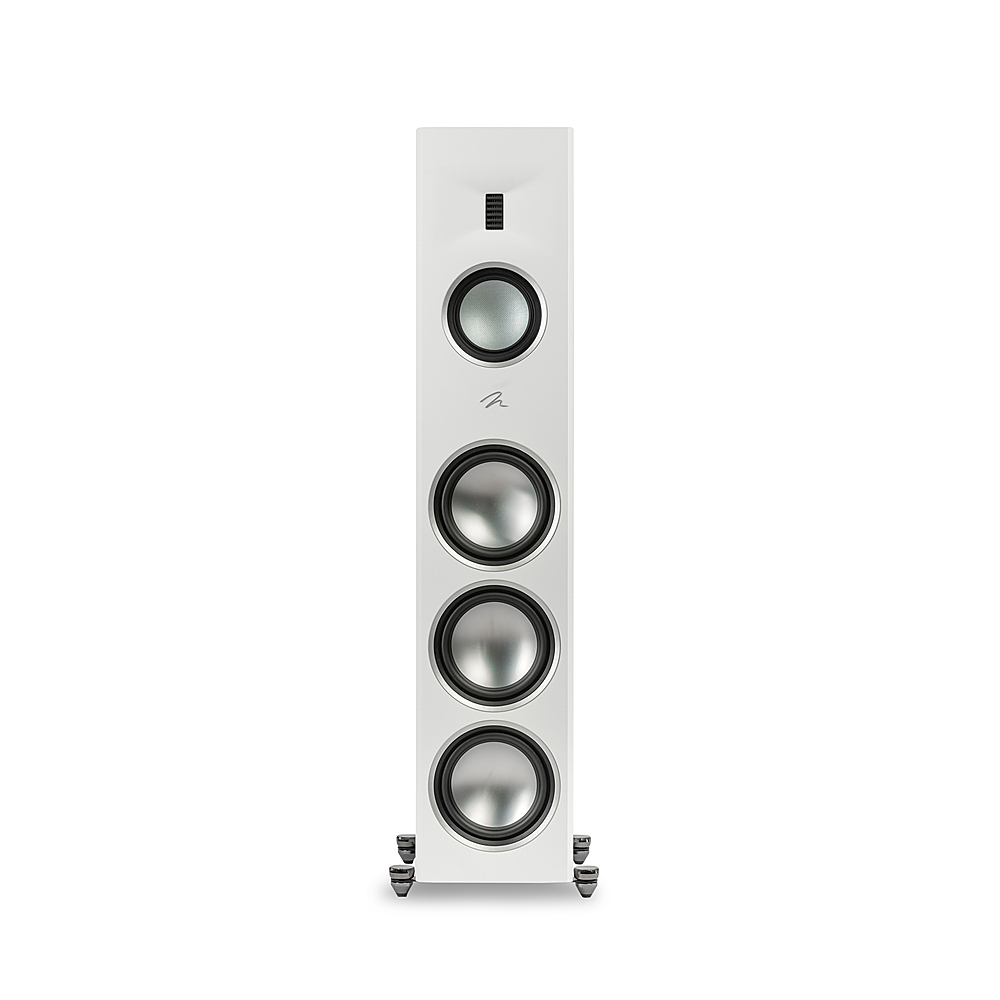 Back View: MartinLogan - Motion XT F200 3-Way Floorstanding Speaker with 6.5” Midrange and Triple 8” Bass Drivers (Each) - Satin White