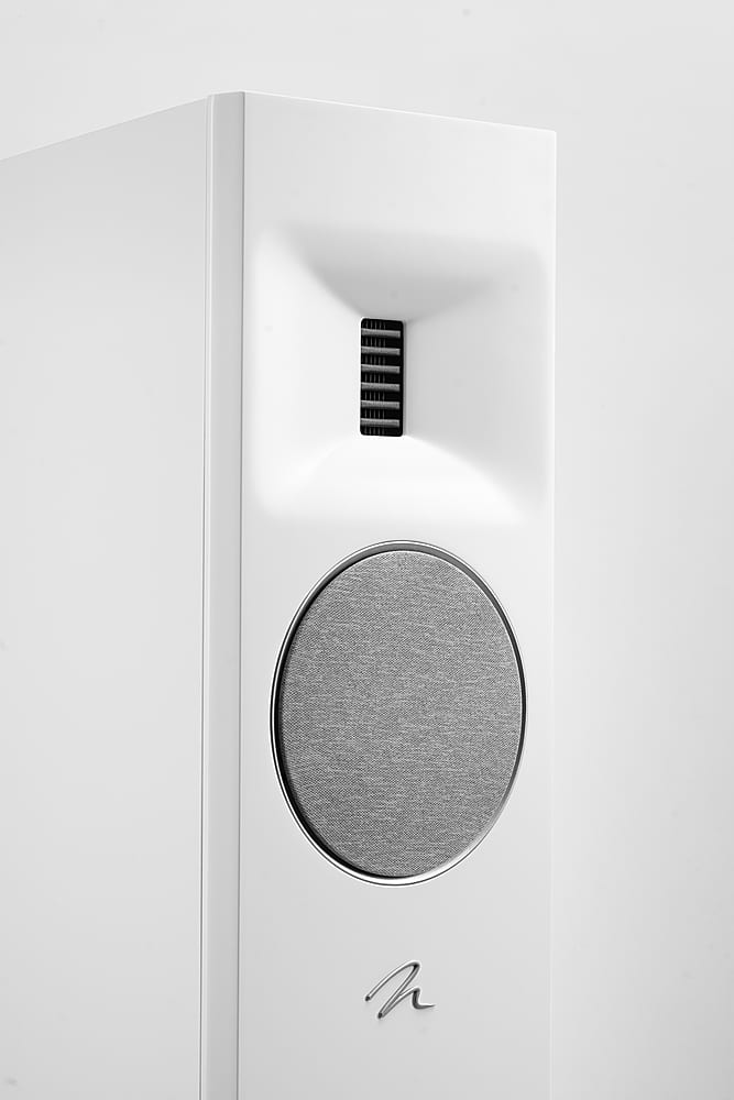 Alt View 18. MartinLogan - Motion XT F200 3-Way Floorstanding Speaker with 6.5” Midrange and Triple 8” Bass Drivers (Each) - Satin White.